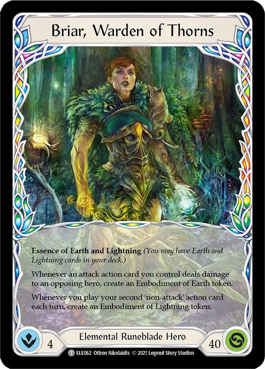 Briar, Warden of Thorns // Briar [ELE062 // ELE063] (Tales of Aria Unlimited) | Magic Magpie