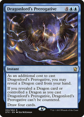 Dragonlord's Prerogative [Dragons of Tarkir] | Magic Magpie