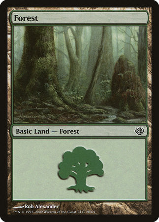 Forest (28) [Duel Decks: Garruk vs. Liliana] | Magic Magpie