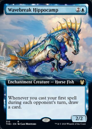 Wavebreak Hippocamp (Extended Art) [Theros Beyond Death] | Magic Magpie