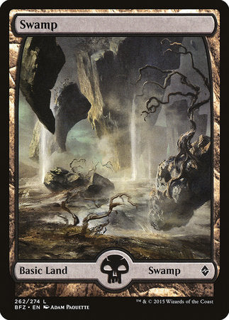 Swamp (262) - Full Art [Battle for Zendikar] | Magic Magpie