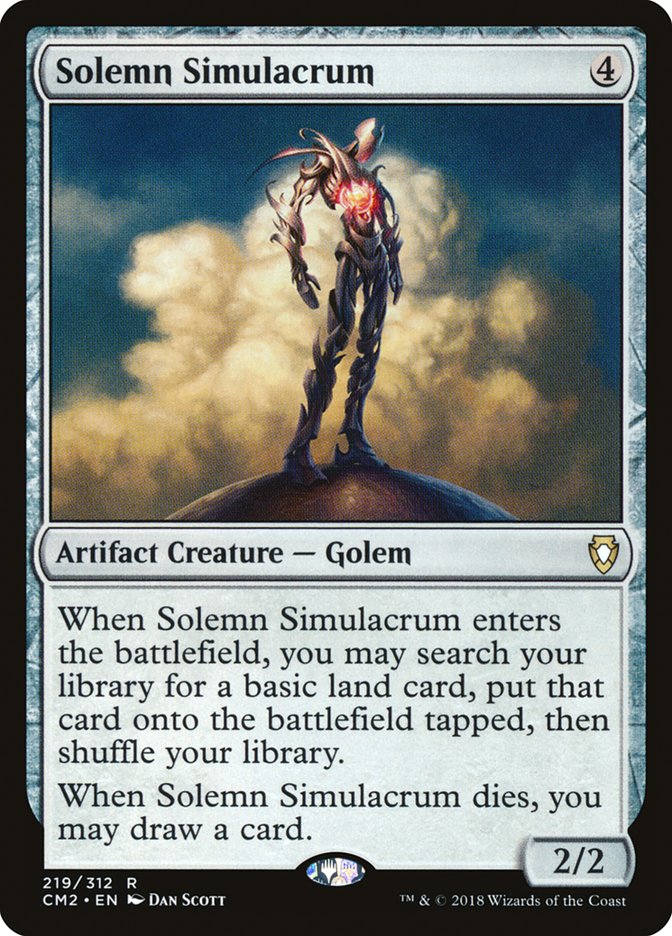 Solemn Simulacrum (219/312) [Commander Anthology Volume II] | Magic Magpie