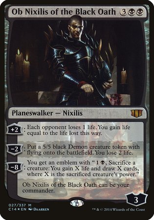 Ob Nixilis of the Black Oath (Commander 2014) [Commander 2014 Oversized] | Magic Magpie