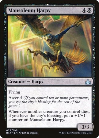 Mausoleum Harpy [Rivals of Ixalan] | Magic Magpie