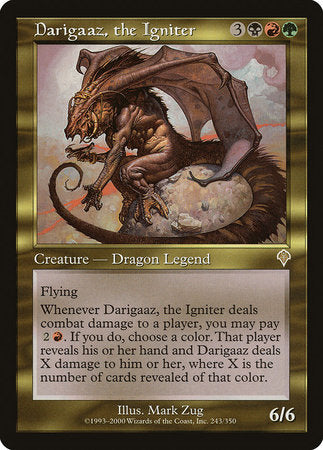 Darigaaz, the Igniter [Invasion] | Magic Magpie