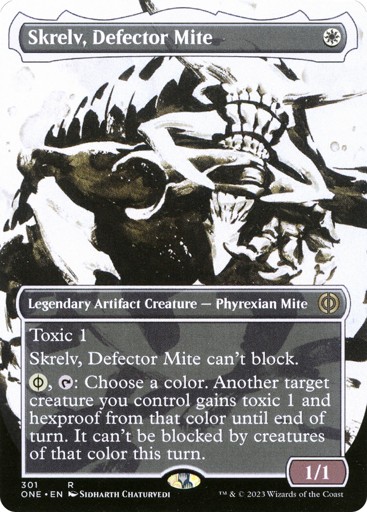 Skrelv, Defector Mite (Borderless Ichor) [Phyrexia: All Will Be One] | Magic Magpie