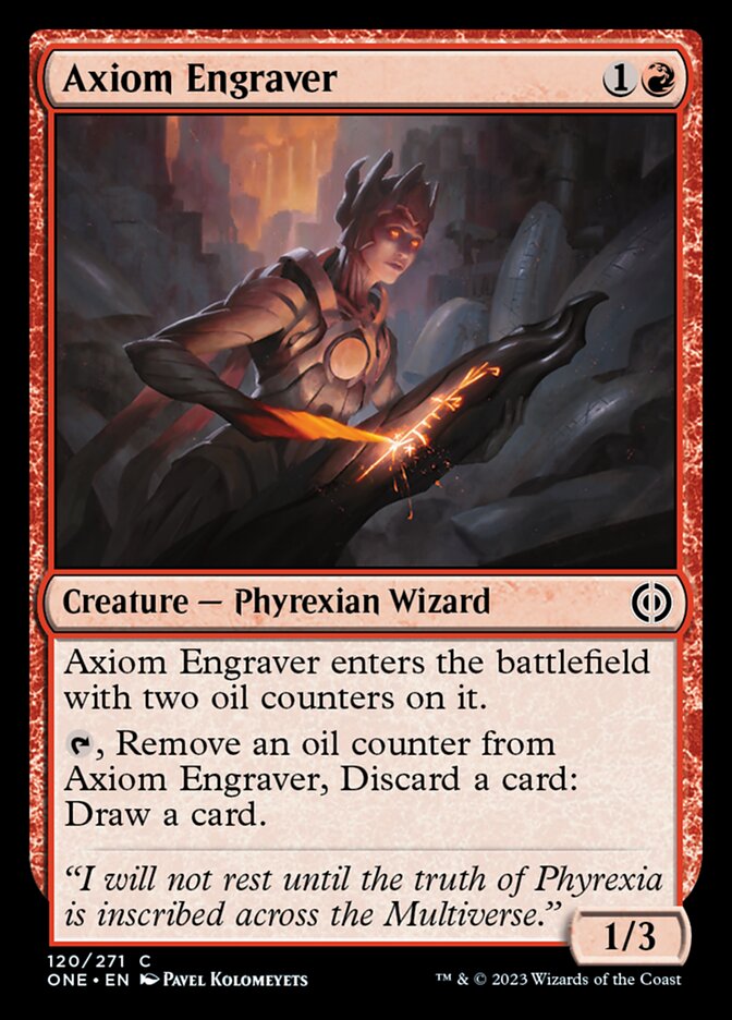 Axiom Engraver [Phyrexia: All Will Be One] | Magic Magpie