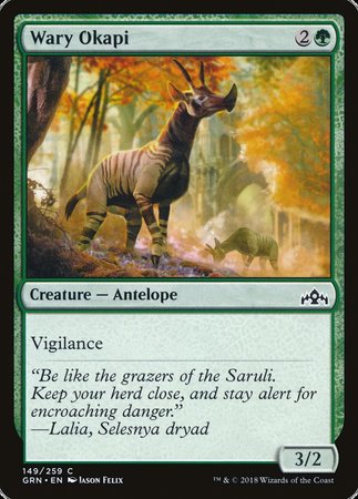 Wary Okapi [Guilds of Ravnica] | Magic Magpie