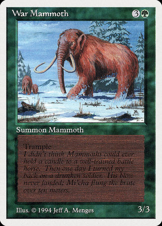 War Mammoth [Summer Magic / Edgar] | Magic Magpie