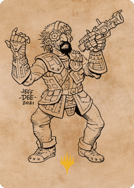 Jan Jansen, Chaos Crafter Art Card (Gold-Stamped) [Commander Legends: Battle for Baldur's Gate Art Series] | Magic Magpie