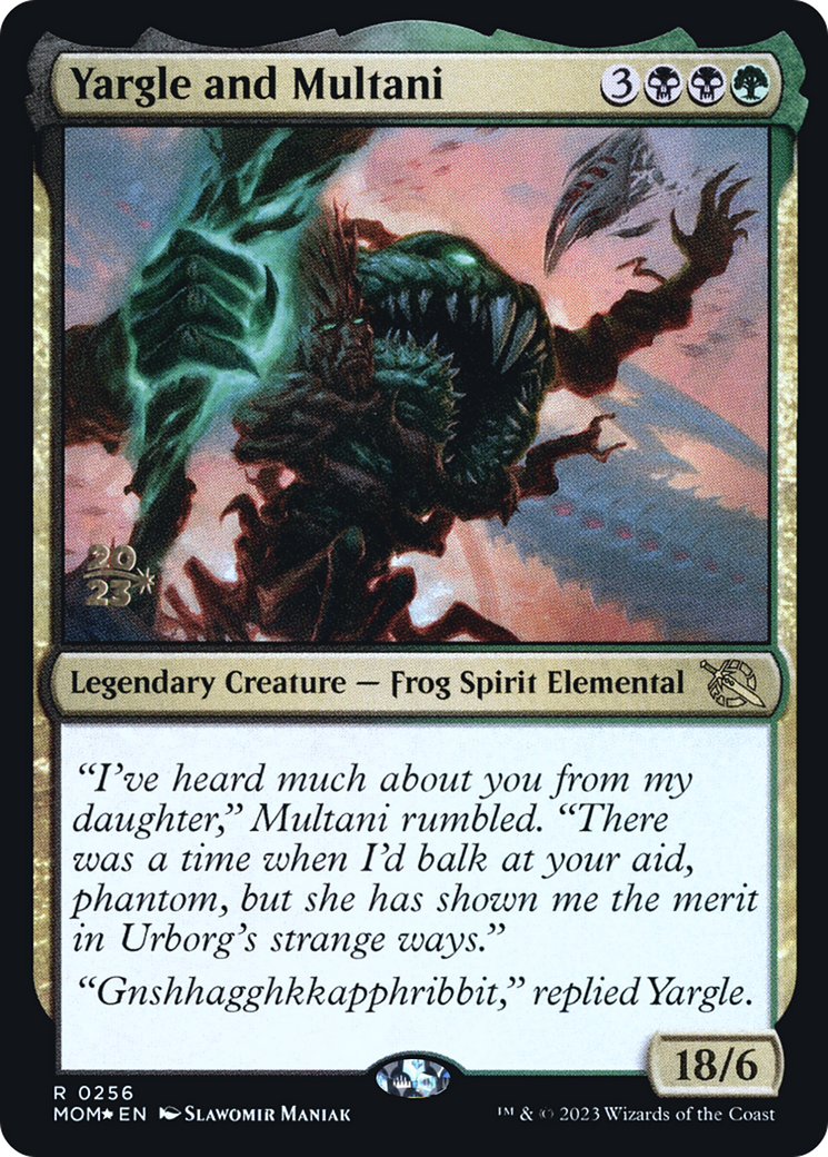 Yargle and Multani [March of the Machine Prerelease Promos] | Magic Magpie