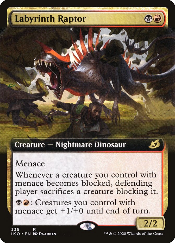 Labyrinth Raptor (Extended Art) [Ikoria: Lair of Behemoths] | Magic Magpie