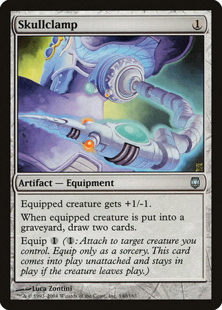 Skullclamp [Darksteel] | Magic Magpie