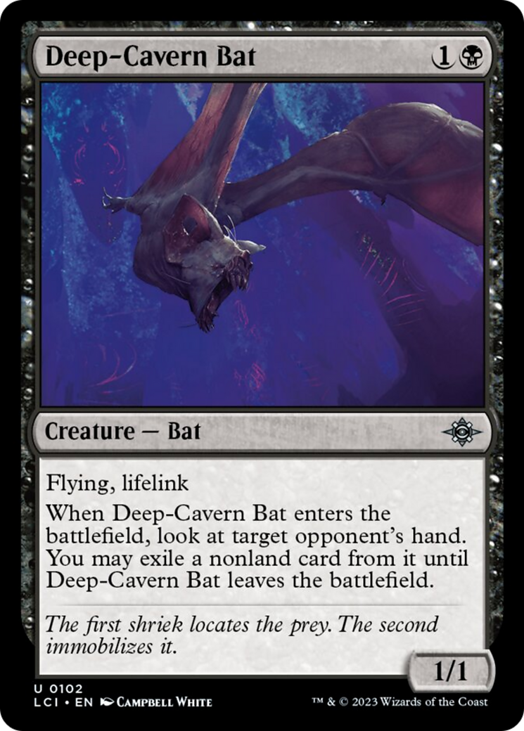 Deep-Cavern Bat [The Lost Caverns of Ixalan] | Magic Magpie