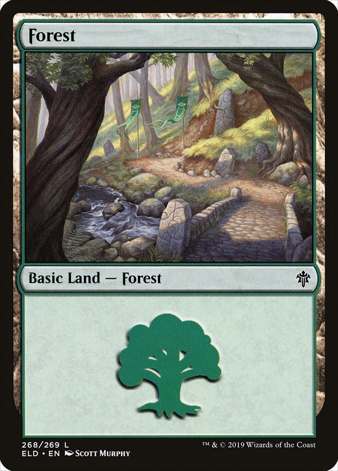 Forest (268) [Throne of Eldraine] | Magic Magpie