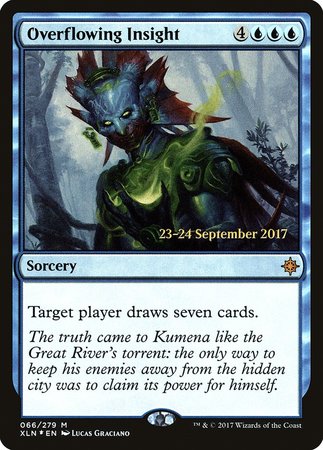Overflowing Insight [Ixalan Promos] | Magic Magpie