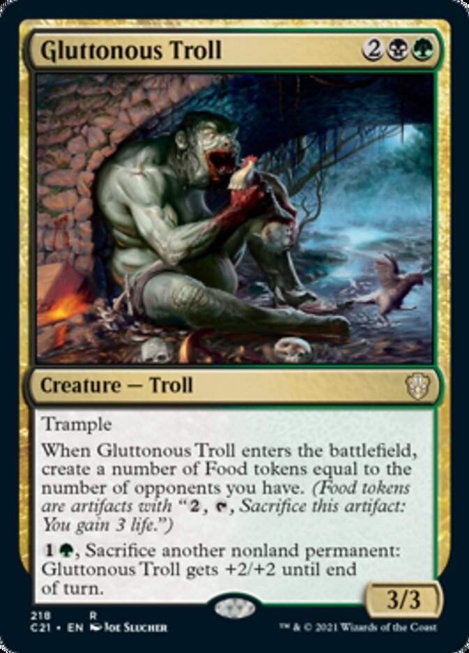 Gluttonous Troll [Commander 2021] | Magic Magpie