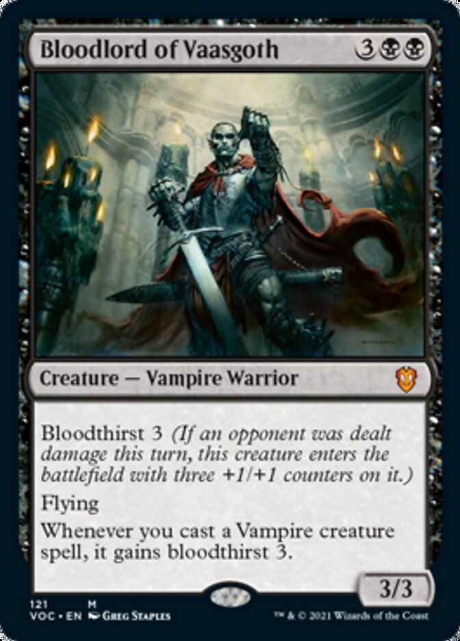 Bloodlord of Vaasgoth [Innistrad: Crimson Vow Commander] | Magic Magpie