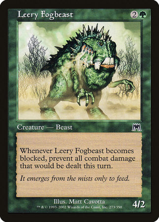 Leery Fogbeast [Onslaught] | Magic Magpie