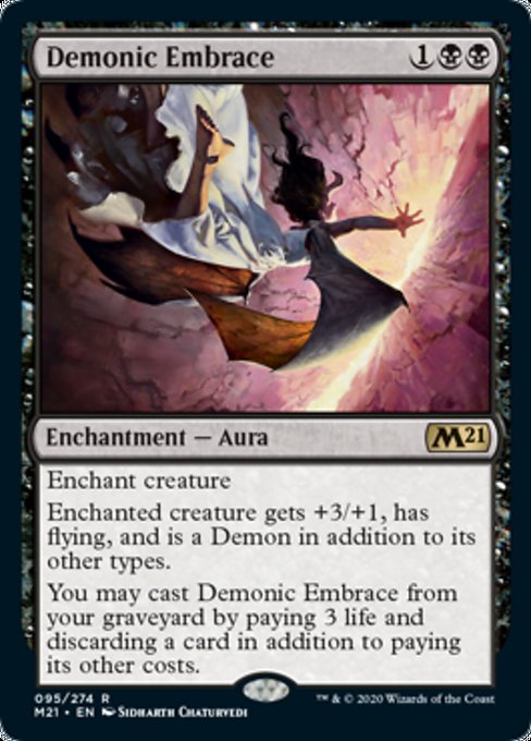 Demonic Embrace [Core Set 2021] | Magic Magpie