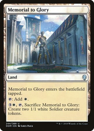 Memorial to Glory [Dominaria] | Magic Magpie