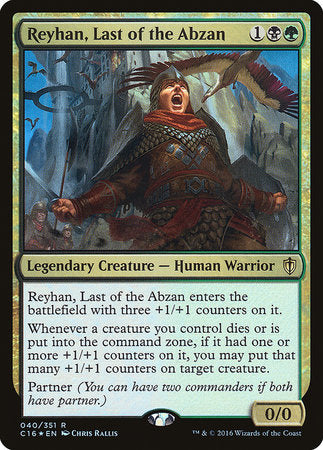 Reyhan, Last of the Abzan [Commander 2016] | Magic Magpie