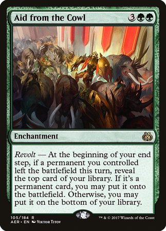 Aid from the Cowl [Aether Revolt] | Magic Magpie