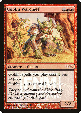 Goblin Warchief (2006) [Friday Night Magic 2006] | Magic Magpie