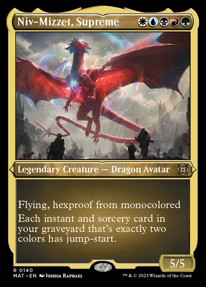 Niv-Mizzet, Supreme (Foil Etched) [March of the Machine: The Aftermath] | Magic Magpie