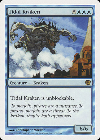 Tidal Kraken [Ninth Edition] | Magic Magpie