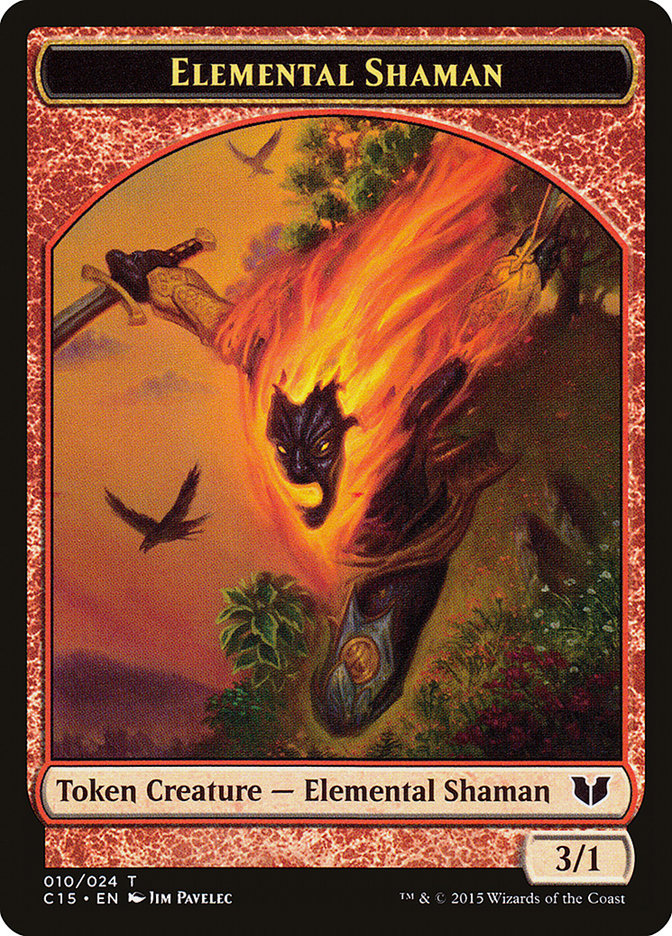 Elemental Shaman Token [Commander 2015 Tokens] | Magic Magpie