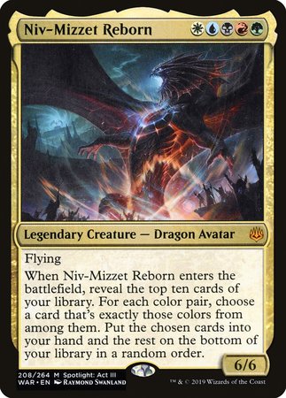 Niv-Mizzet Reborn [War of the Spark] | Magic Magpie