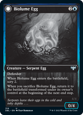 Biolume Egg // Biolume Serpent [Innistrad: Double Feature] | Magic Magpie