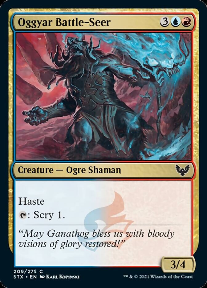 Oggyar Battle-Seer [Strixhaven: School of Mages] | Magic Magpie