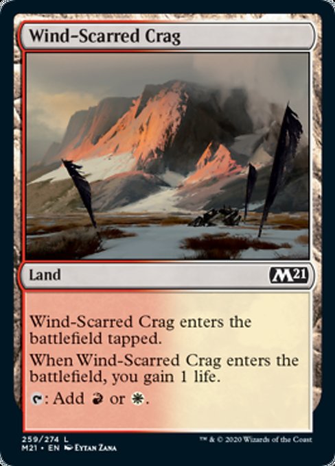 Wind-Scarred Crag [Core Set 2021] | Magic Magpie