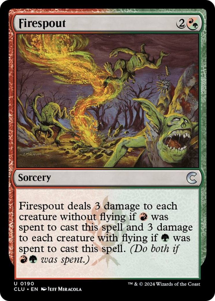 Firespout [Ravnica: Clue Edition] | Magic Magpie