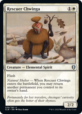 Rescuer Chwinga [Commander Legends: Battle for Baldur's Gate] | Magic Magpie