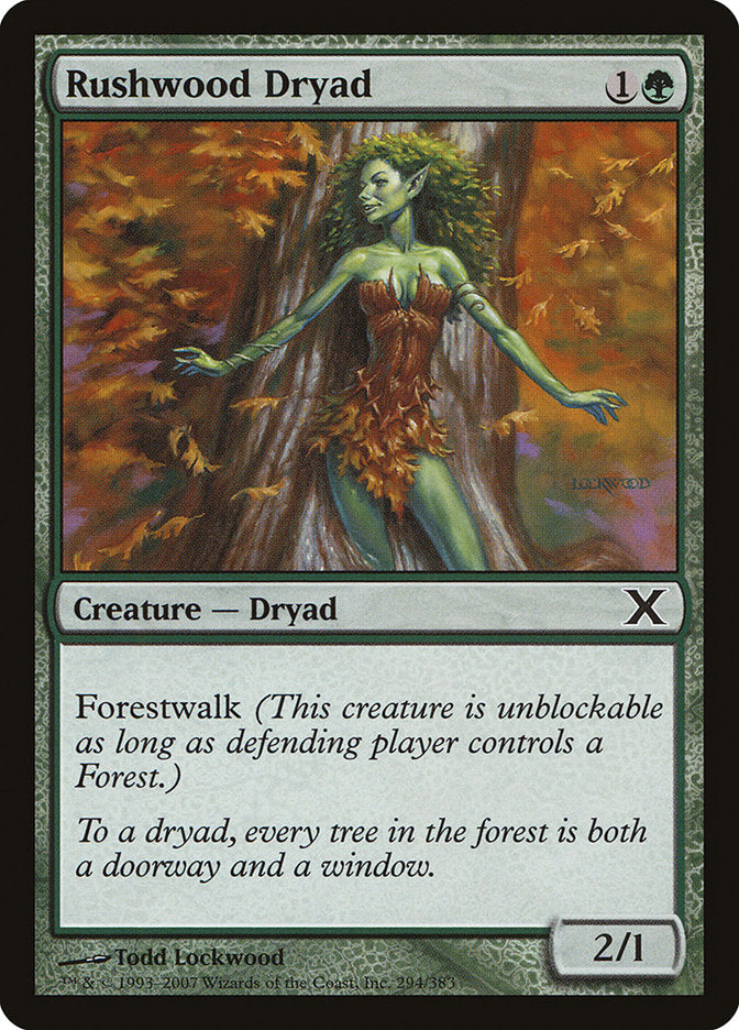 Rushwood Dryad [Tenth Edition] | Magic Magpie