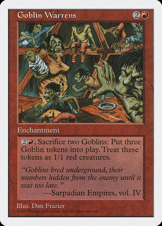Goblin Warrens [Fifth Edition] | Magic Magpie