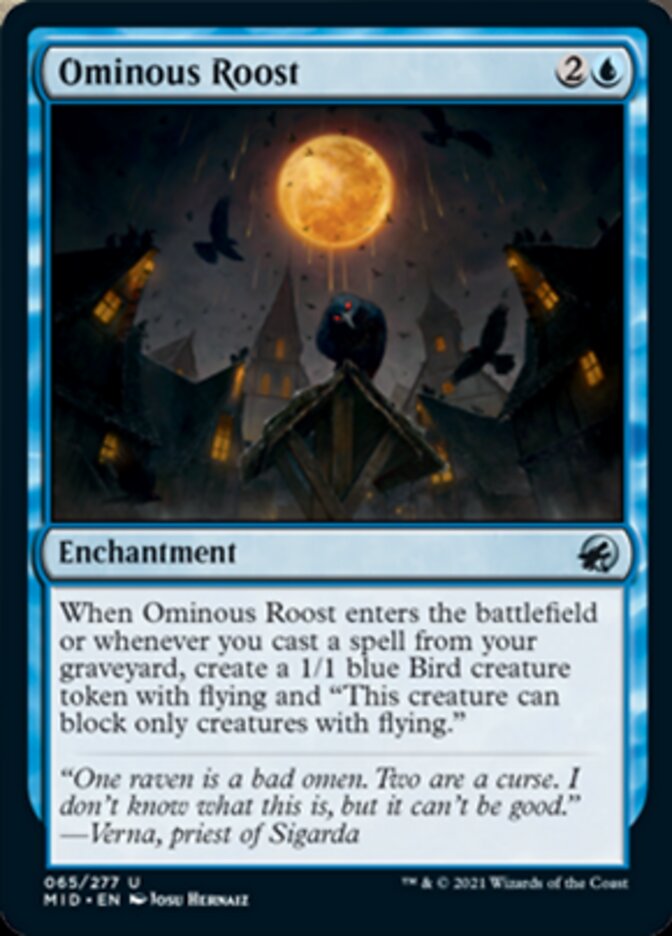 Ominous Roost [Innistrad: Midnight Hunt] | Magic Magpie