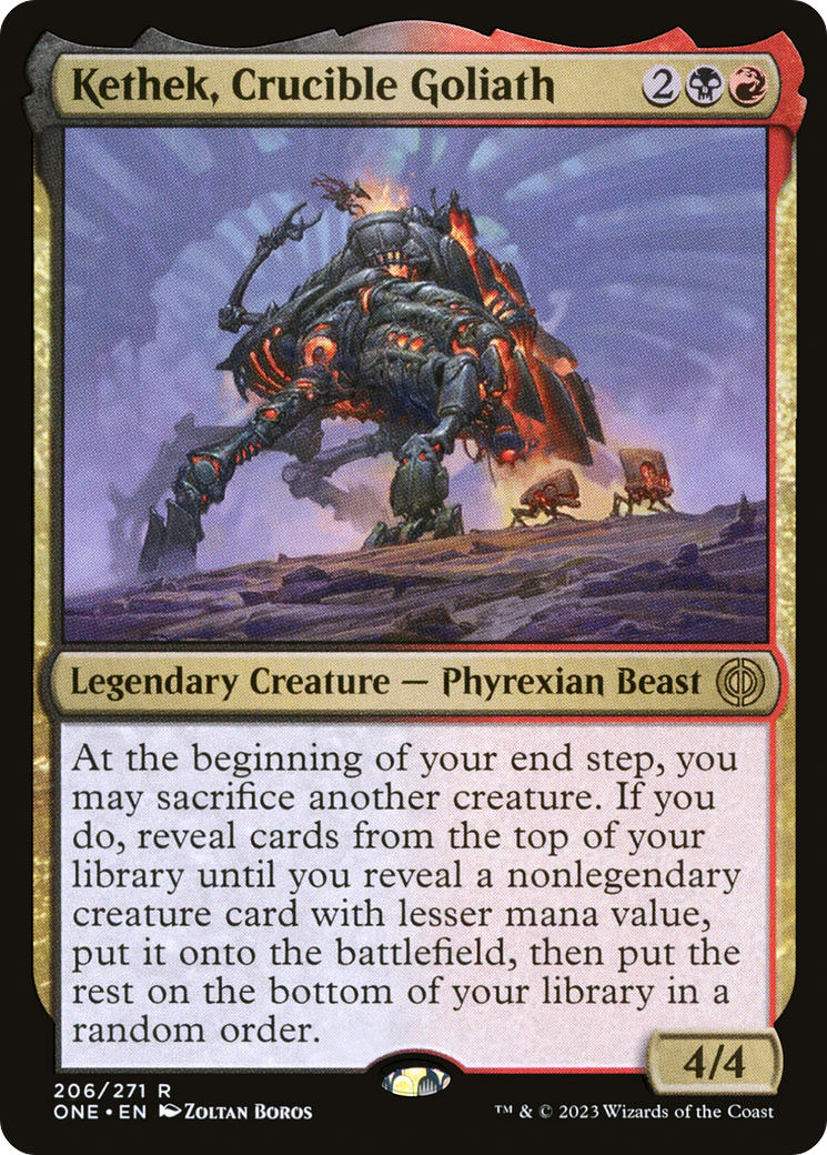 Kethek, Crucible Goliath [Phyrexia: All Will Be One] | Magic Magpie