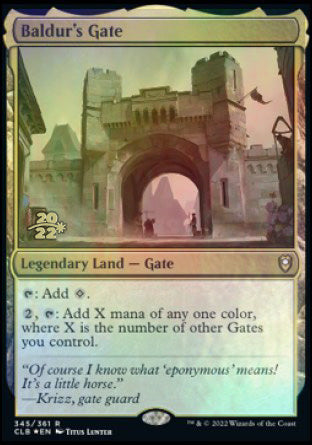 Baldur's Gate [Commander Legends: Battle for Baldur's Gate Prerelease Promos] | Magic Magpie