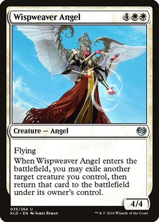 Wispweaver Angel [Kaladesh] | Magic Magpie