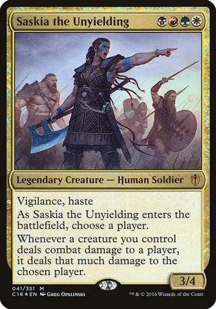 Saskia the Unyielding (Commander 2016) [Commander 2016 Oversized] | Magic Magpie