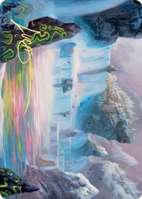 Glittering Frost Art Card (Gold-Stamped Signature) [Kaldheim: Art Series] | Magic Magpie