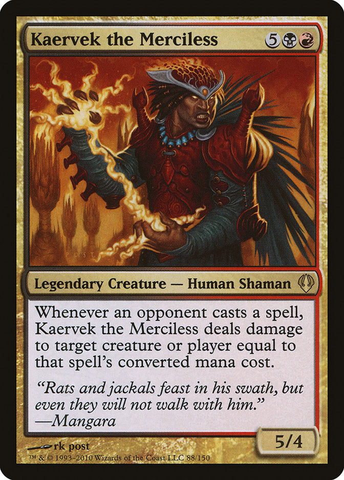 Kaervek the Merciless [Archenemy] | Magic Magpie