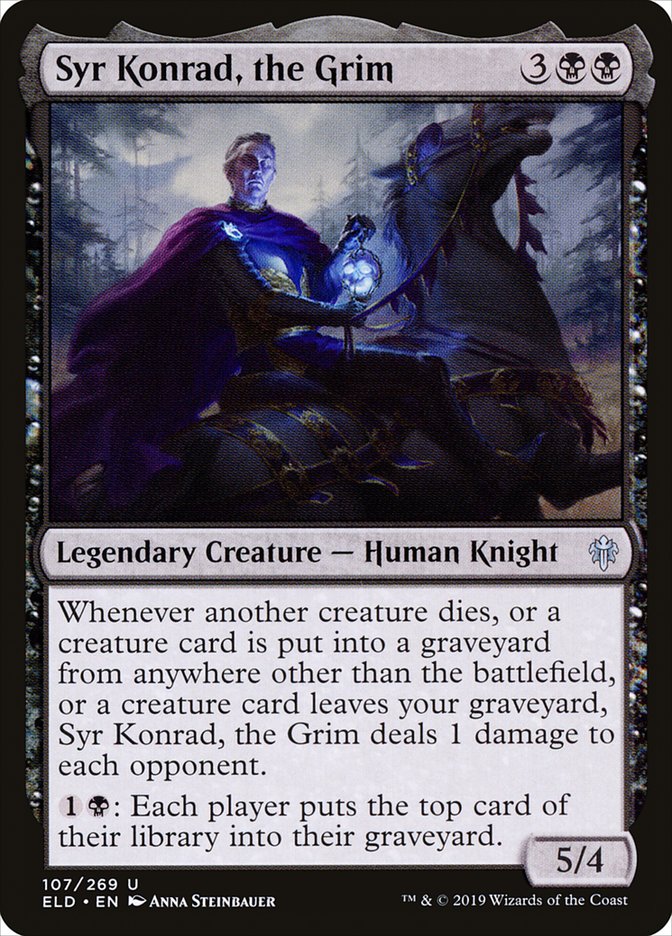 Syr Konrad, the Grim [Throne of Eldraine] | Magic Magpie