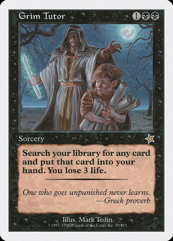 Grim Tutor [Starter 1999] | Magic Magpie