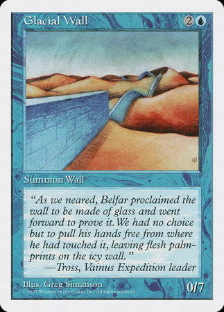 Glacial Wall [Fifth Edition] | Magic Magpie