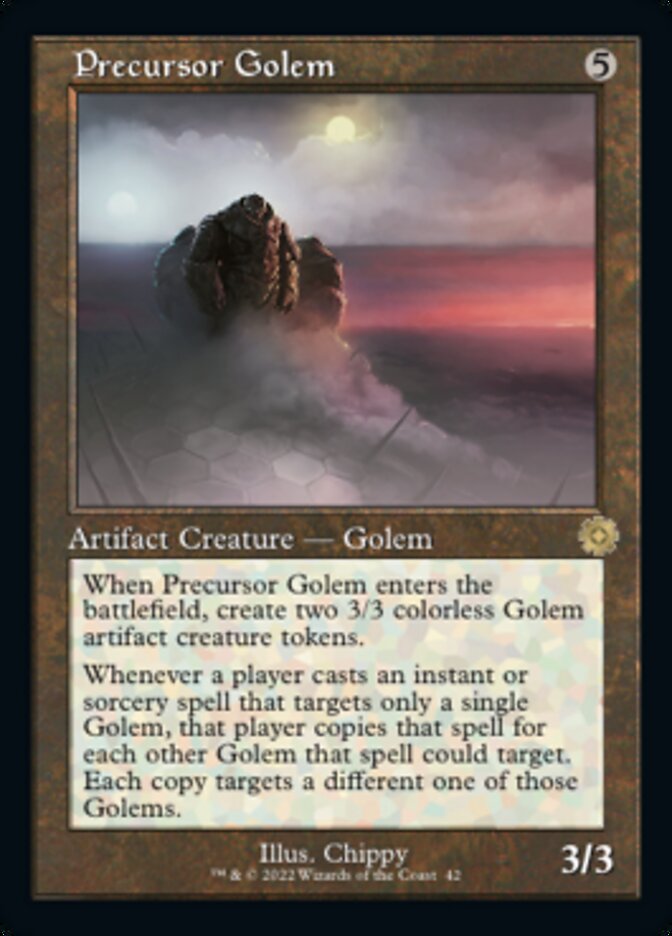 Precursor Golem (Retro) [The Brothers' War Retro Artifacts] | Magic Magpie